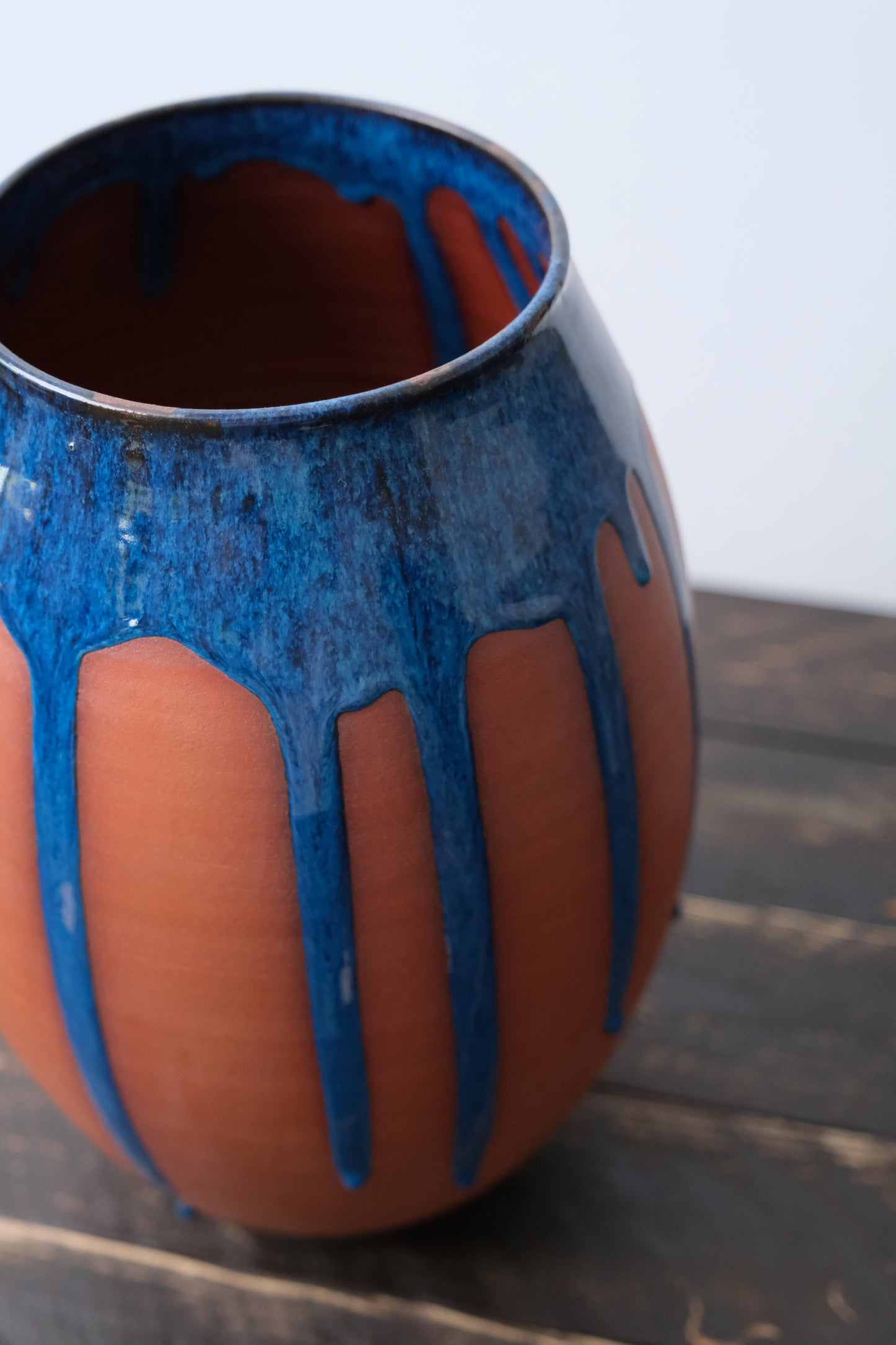 Blue Drops Vase